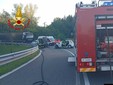 I vigili del fuoco sul luogo dello scontro I vigili del fuoco sul luogo dello scontro