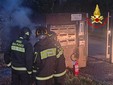 I vigili del fuoco in azione nel Varesotto
