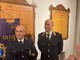 Il vice ispettore Antonello Santoni (a sinistra) insieme al vicequestore Stefano Milani