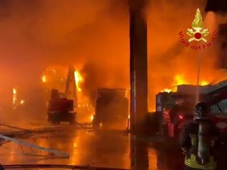 I vigili del fuoco questa sera ad Arcisate