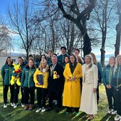 Parte dei 53 atleti australiani che parteciperanno alle Olimpiadi di Milano-Cortina