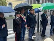 La cerimonia sotto la pioggia al Portichetto