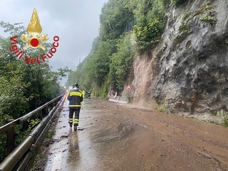 La situazione sulla statale Regina, in provincia di Como La situazione sulla statale Regina, in provincia di Como
