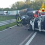 I vigili del fuoco sul luogo dello scontro I vigili del fuoco sul luogo dello scontro