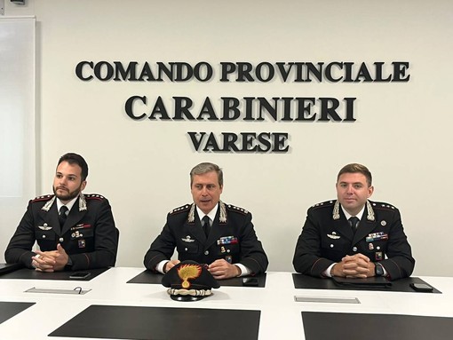Da sinistra: il capitano Coppola, il colonnello Gagliardo e il capitano Dantonia