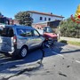 I mezzi coinvolti nello scontro in via Carnia
