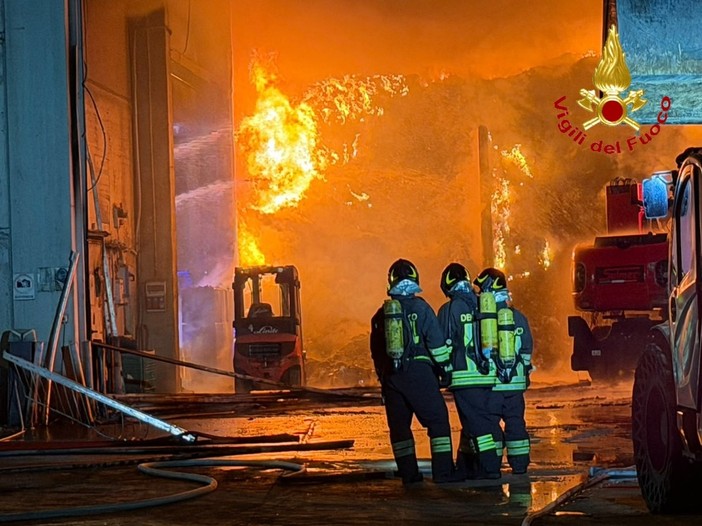 I vigili del fuoco questa sera ad Arcisate