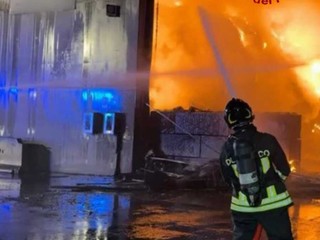 I vigili del fuoco questa sera ad Arcisate