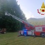 Cittiglio, parapendista in difficoltà resta appeso a un albero Cittiglio, parapendista in difficoltà resta appeso a un albero