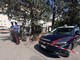 I carabinieri davanti all'ospedale di Angera