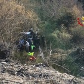 I soccorritori durante l'intervento ad Arcisate I soccorritori durante l'intervento ad Arcisate