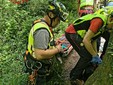 I soccorritori sul posto