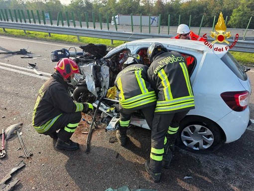 Le auto coinvolte nell'incidente Le auto coinvolte nell'incidente