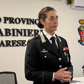 Il maggiore Chiara Crupi, comandante della Compagnia di Varese