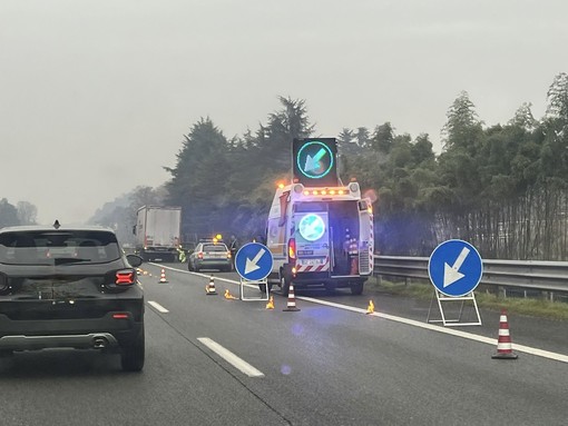 Dispersione di materiale in Autolaghi: code tra Cavaria e Castronno