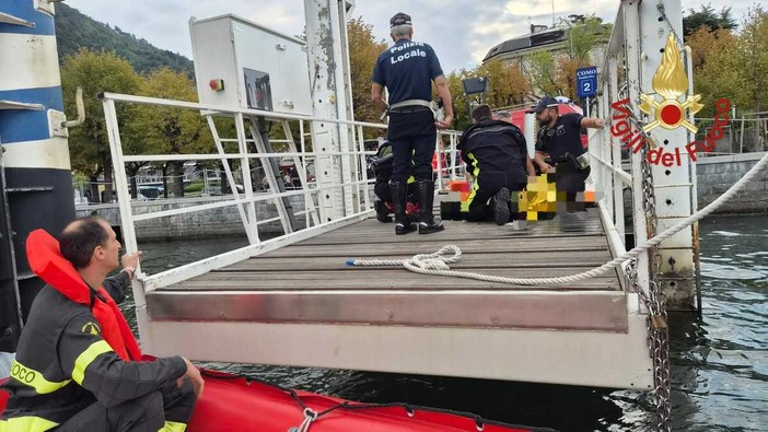 Le operazioni di soccorso a Como Le operazioni di soccorso a Como