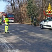 I soccorsi a Jerago con Orago dopo l'incidente I soccorsi a Jerago con Orago dopo l'incidente