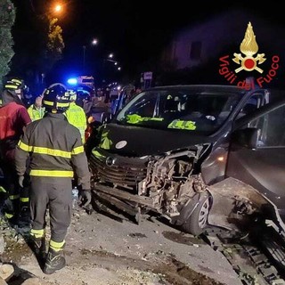 Un'immagine dell'incidente Un'immagine dell'incidente