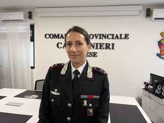 Il tenente Munter, comandante nel Norm di Varese