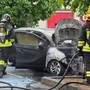 I vigili del fuoco al lavoro a Cavaria I vigili del fuoco al lavoro a Cavaria