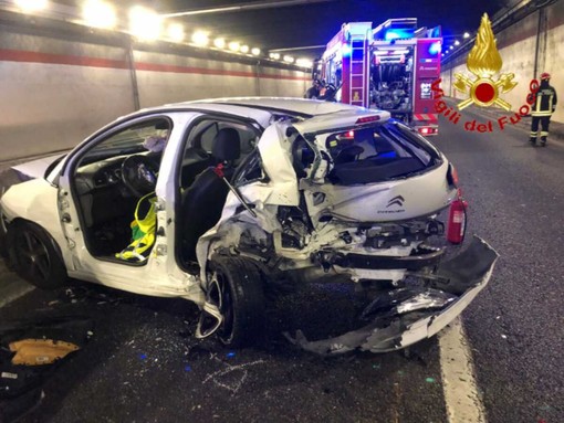 Le immagini dell'incidente di ieri pomeriggio sulla 336 Le immagini dell'incidente di ieri pomeriggio sulla 336