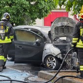 I vigili del fuoco al lavoro a Cavaria I vigili del fuoco al lavoro a Cavaria