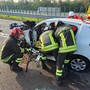 Le auto coinvolte nell'incidente Le auto coinvolte nell'incidente