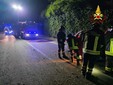I vigili del fuoco sul luogo dell'incidente della scorsa notte a Samarate I vigili del fuoco sul luogo dell'incidente della scorsa notte a Samarate