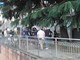 Un momento dell'operazione di polizia a Varese Un momento dell'operazione di polizia a Varese