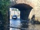 FOTO. Il ponticello fedelmente a mollo, aspettando i lavori