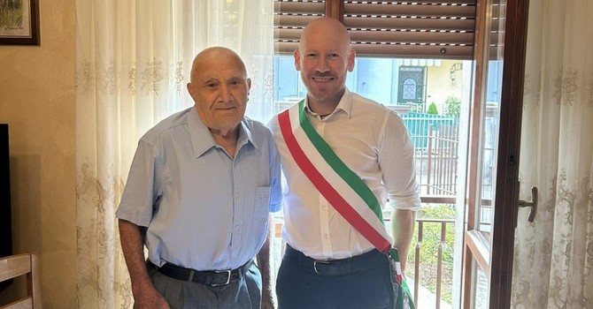 Cento candeline per Alessandro Pigni a Fagnano