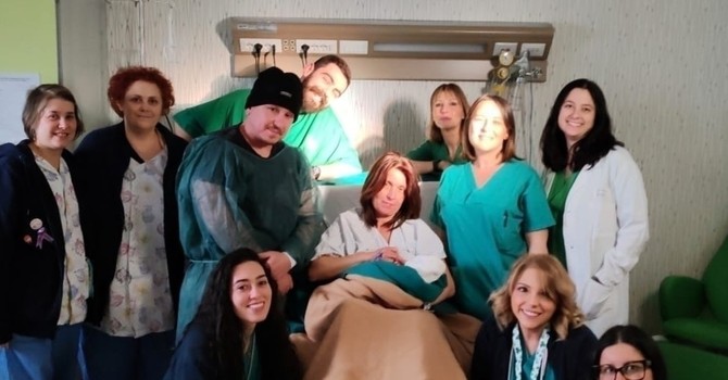 Il primo fiocco del 2026 a Busto è rosa Il primo fiocco del 2026 a Busto è rosa