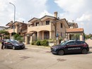La villetta di Paderno Dugnano dove la notte scorsa si è consumato il triplice omicidio (foto Adnkronos)