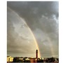 FOTO. L'altra faccia della tempesta: l'arcobaleno ruba la scena a Busto