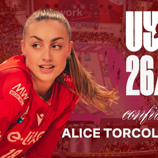 Uyba, arriva il quarto “sì”: confermata Alice Torcolacci. «Continuare con questo gruppo sarà un grande vantaggio per crescere»