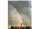 FOTO. L'altra faccia della tempesta: l'arcobaleno ruba la scena a Busto FOTO. L'altra faccia della tempesta: l'arcobaleno ruba la scena a Busto