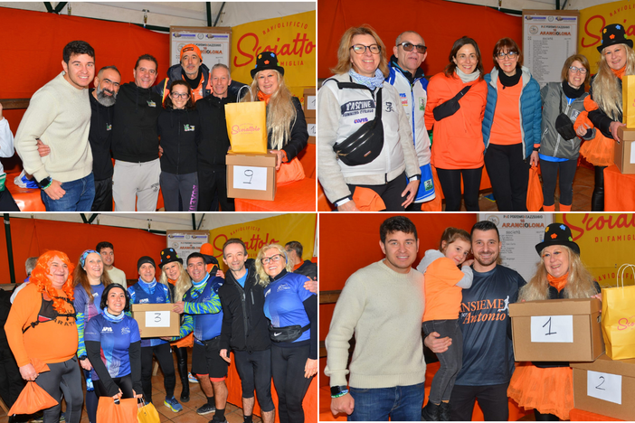 Le premiazioni (foto Claudio Marzorati)