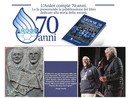 L'invito, la frase di Sacchi, la targa in memoria dei fondatori e a lato Alessandro Meraviglia e Alessandro Lavazza