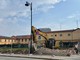 Nuovo condominio in piazza Vittorio Emanuele, ruspe in azione a Busto