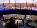 Un monitor a Heathrow