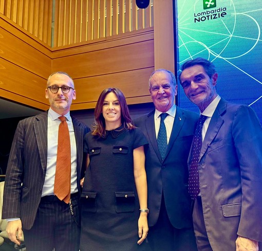 Da sinistra: Piazza, Tovaglieri, Calderoli e Fontana Da sinistra: Piazza, Tovaglieri, Calderoli e Fontana