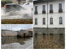 Sopra viale Pirandello, sotto via Pozzi. A lato, Palazzo Cicogna si specchia Sopra viale Pirandello, sotto via Pozzi. A lato, Palazzo Cicogna si specchia