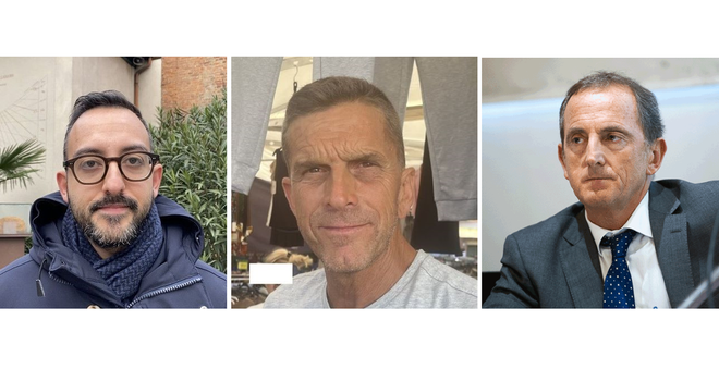 Da sinistra: Artusa, Rogora e Antonelli