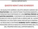 Truffatori telefonano a potenziali vittime raccontando di una falsa rapina da Ceccuzzi: «Siamo della Questura, dobbiamo verificare i suoi gioielli»