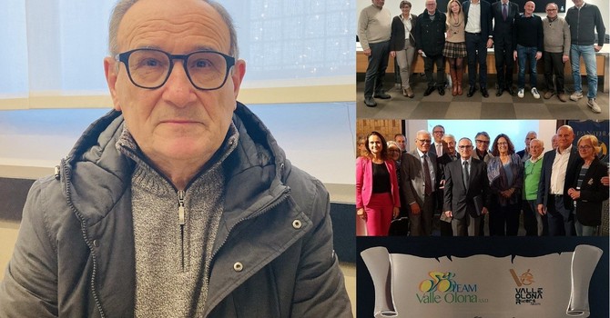 Giancarlo Agazzi passa il testimone e saluta il Team Valle Olona. I riconoscimenti
