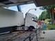 FOTO. Arona, camion sfonda un casello alla barriera autostradale