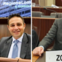 Da sinistra, Samuele Astuti (Pd) e Luigi Zocchi (FdI)