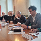 Una foto della conferenza a Villa Recalcati