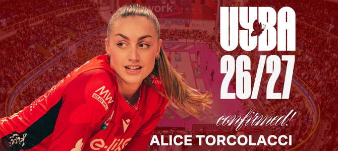 Uyba, arriva il quarto “sì”: confermata Alice Torcolacci. «Continuare con questo gruppo sarà un grande vantaggio per crescere»