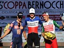 Il podio della Bernocchi (Foto dal profilo Facebook ufficiale della Decathlon AG2R La Mondiale Team del vincitore Dorian Godon)